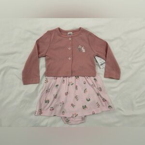 NWT Carter’s 12 Months Baby Toddler Girl Dress and Sweater